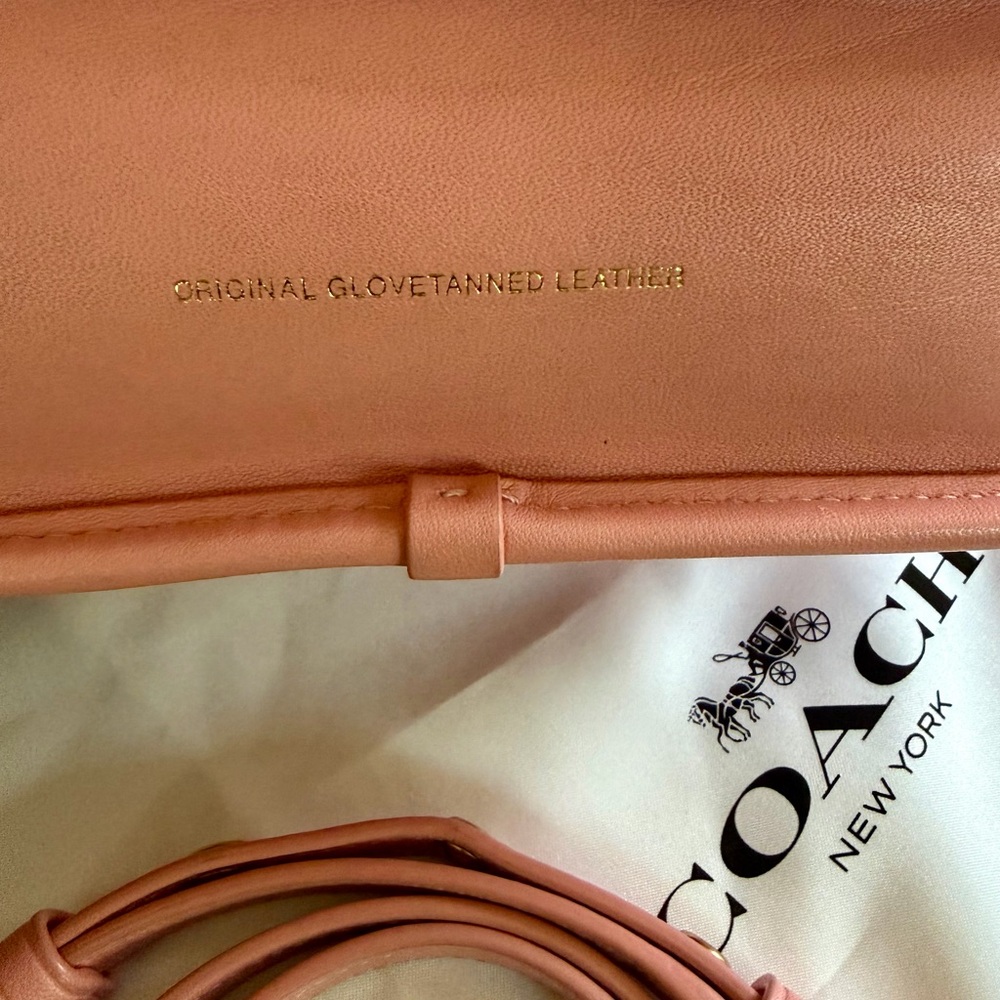 SOLD — Coach Swinger Leather Shoulder Bag in Candy Pink - Picture 6 of 10